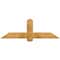 Ekena Millwork Eugene Rough Sawn Timber Gable Bracket, Western Red Cedar, 60"W x 20"H x 4"D x 6"F, 8/12 Pitch GBW060X20X0406EUG00RWR - alternate 1